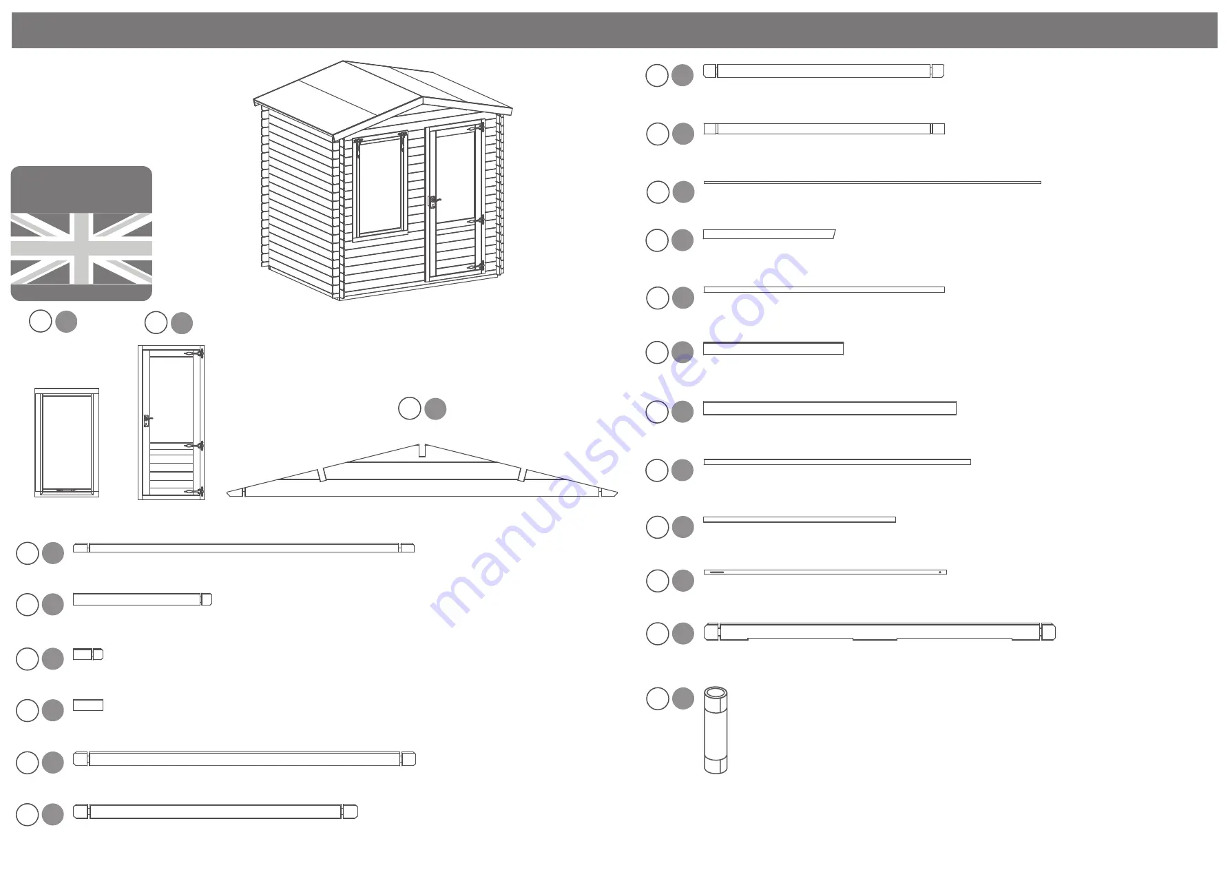 Mercia Garden Products 0619LOG001-V4 General Instructions Manual Download Page 2