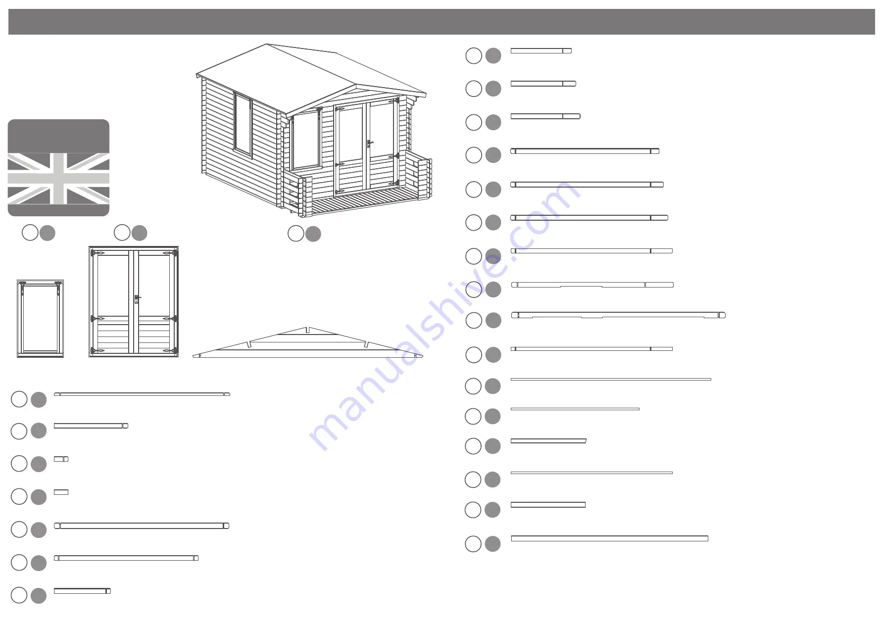 Mercia Garden Products 0619LOG005-V4 Скачать руководство пользователя страница 2