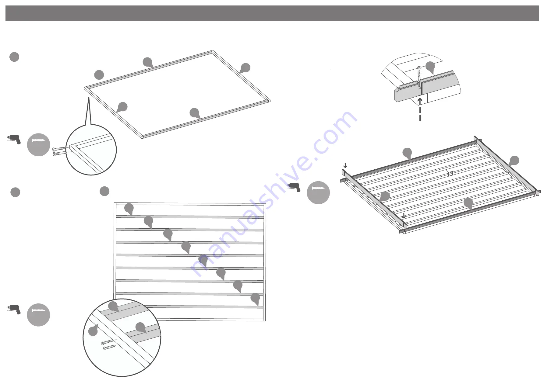 Mercia Garden Products 0619LOG015-V4 Assembly Instructions Manual Download Page 4