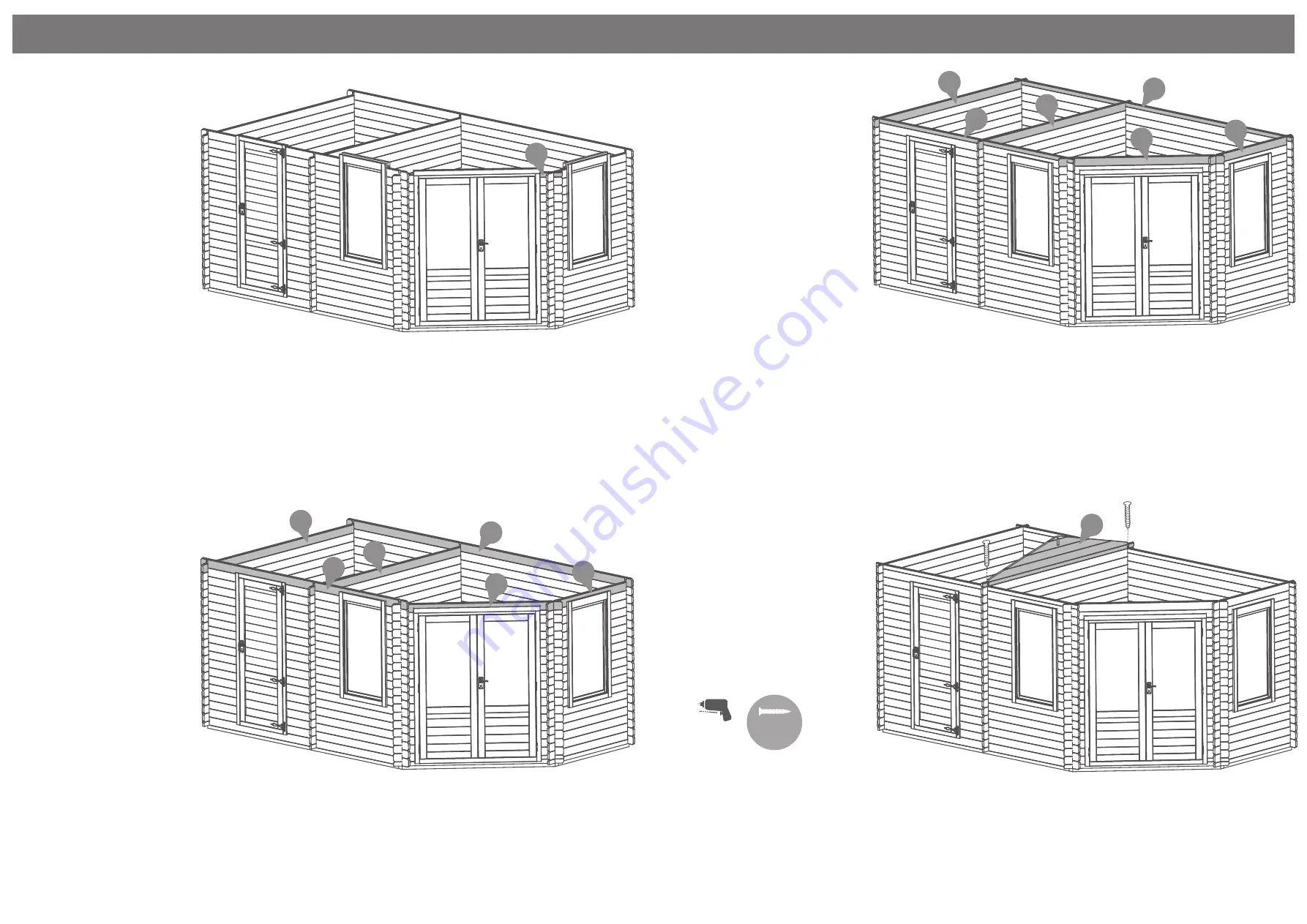 Mercia Garden Products 0628LOG118-V4 General Instructions Manual Download Page 8