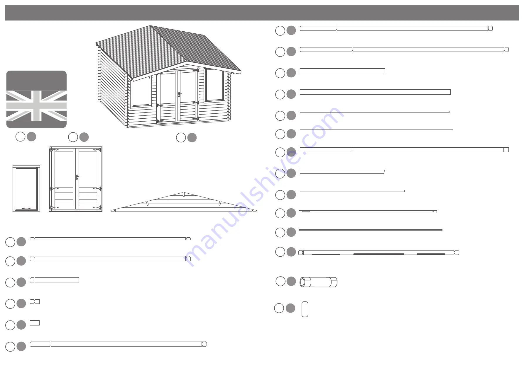 Mercia Garden Products 0628LOG125-V4 Скачать руководство пользователя страница 2