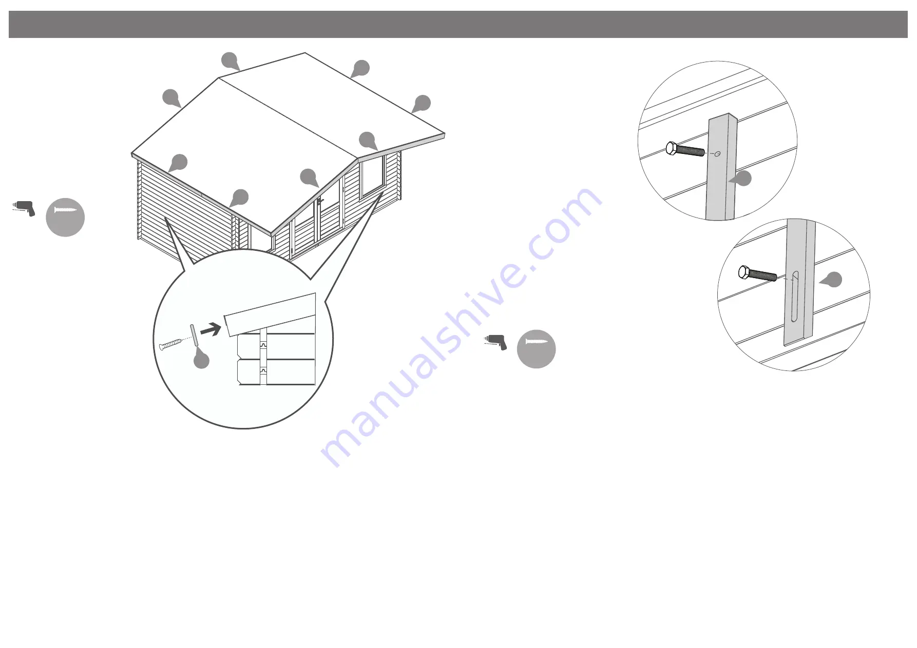 Mercia Garden Products 0628LOG233-V4 General Instructions Manual Download Page 11