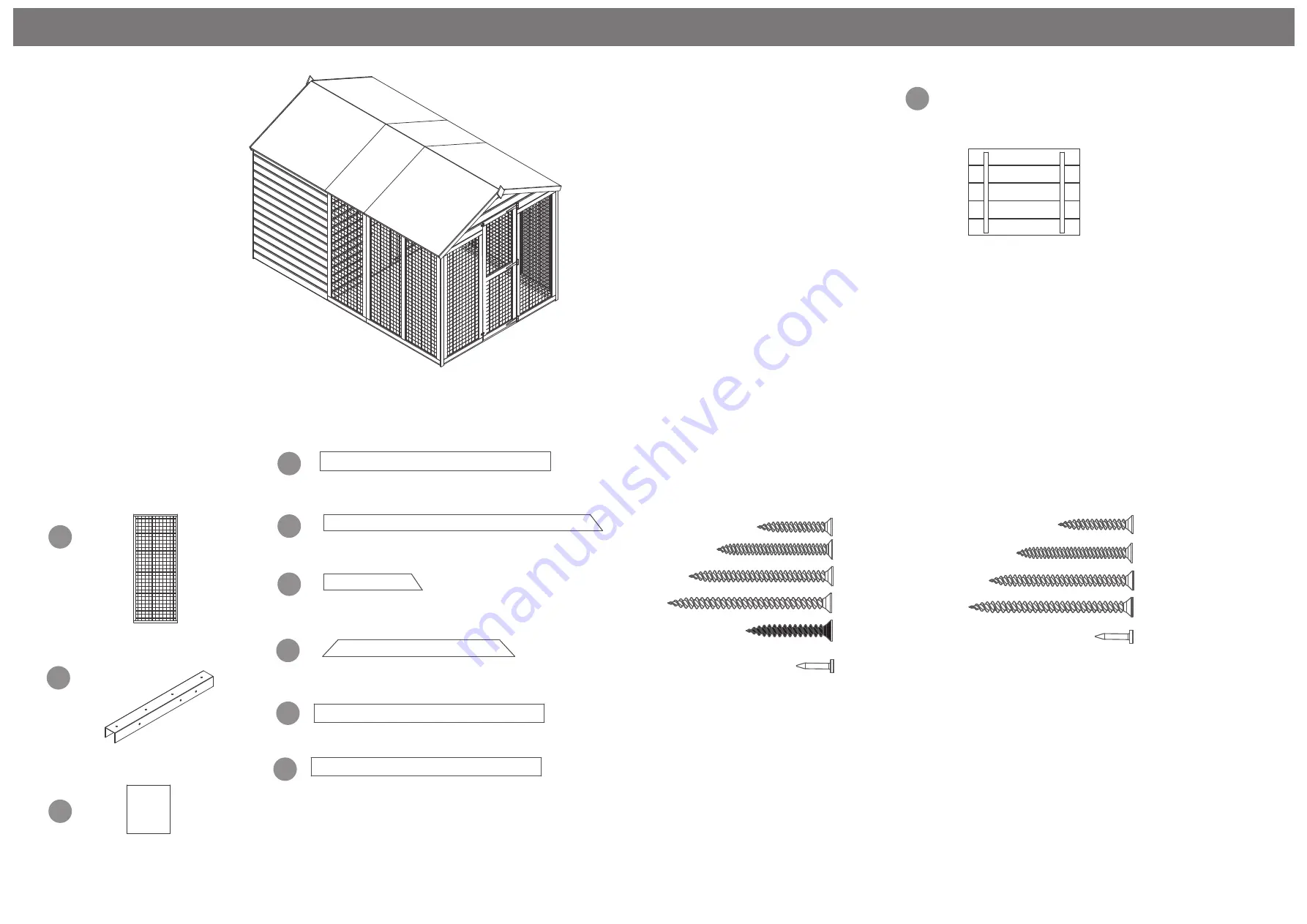 Mercia Garden Products Staffordshire 10PTDRK0806-V1 General Instructions Manual Download Page 3