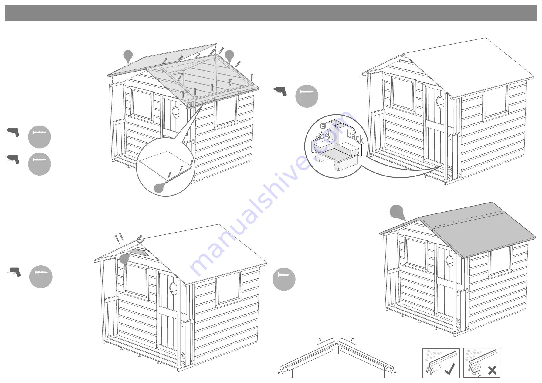 Mercia Garden Products TULIP PLAYHOUSE 02TUL411411-V3-PEFC Скачать руководство пользователя страница 5