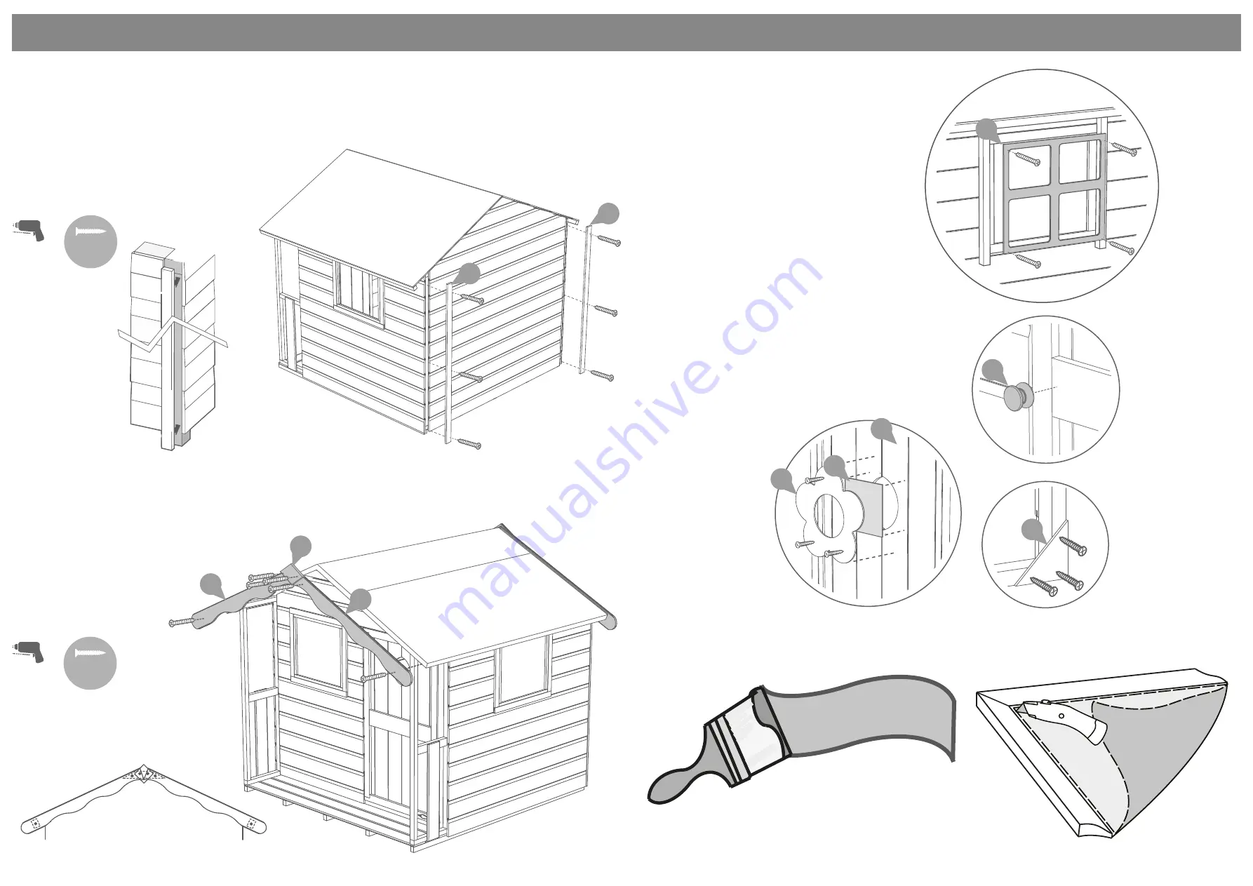 Mercia Garden Products TULIP PLAYHOUSE 02TUL411411-V3-PEFC Скачать руководство пользователя страница 6