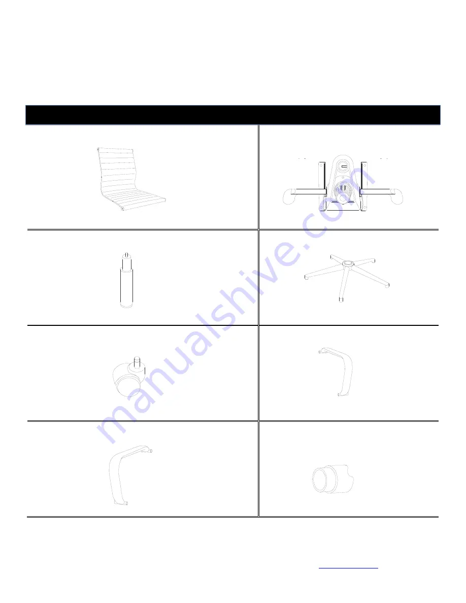 Mercury Row DT-OC4982-1BK Assembly Instructions Manual Download Page 2