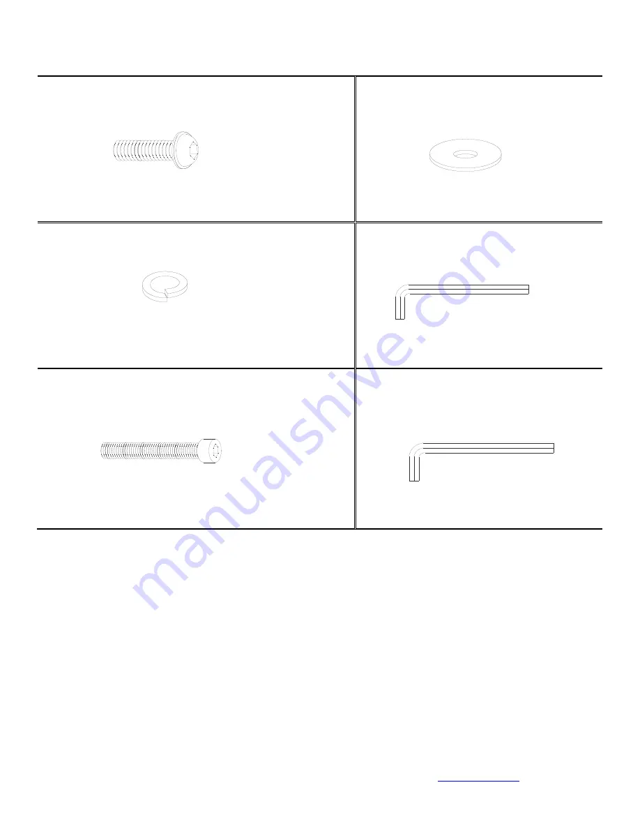 Mercury Row DT-OC4982-1BK Assembly Instructions Manual Download Page 3