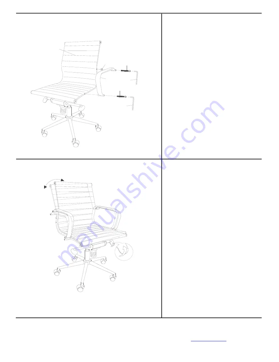 Mercury Row DT-OC4982-1BK Assembly Instructions Manual Download Page 6