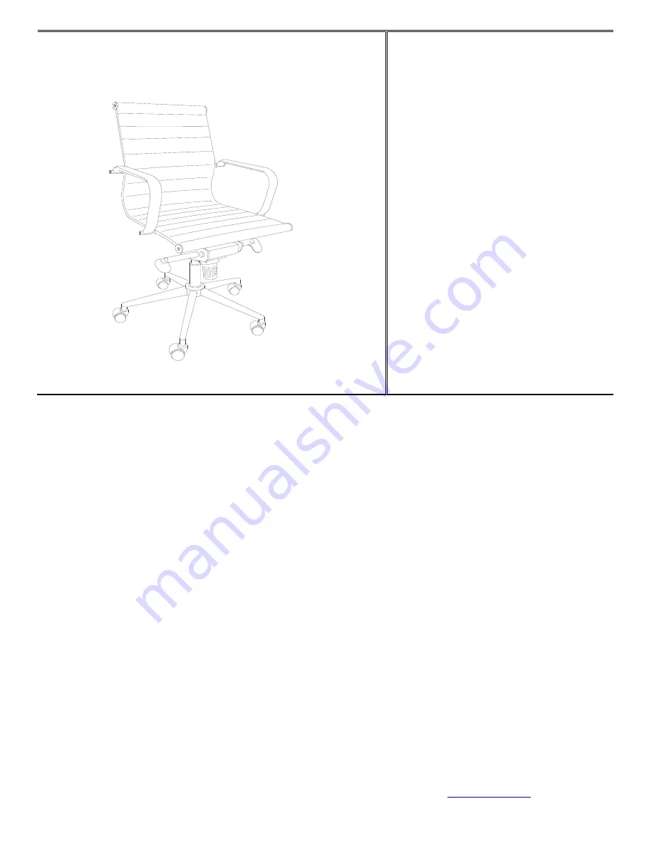 Mercury Row DT-OC4982-1BK Assembly Instructions Manual Download Page 8