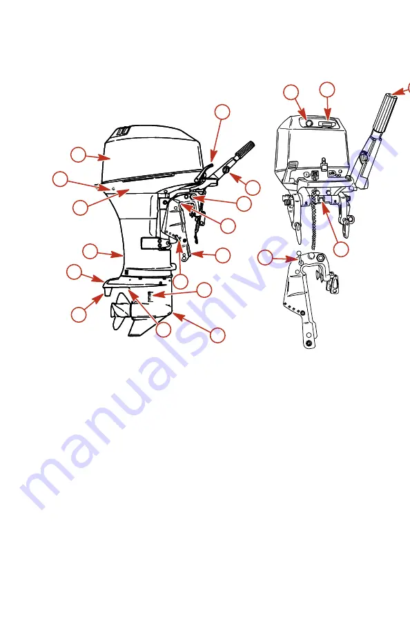 Mercury 40 Marathon Operation, Maintenance & Installation Manual Download Page 25