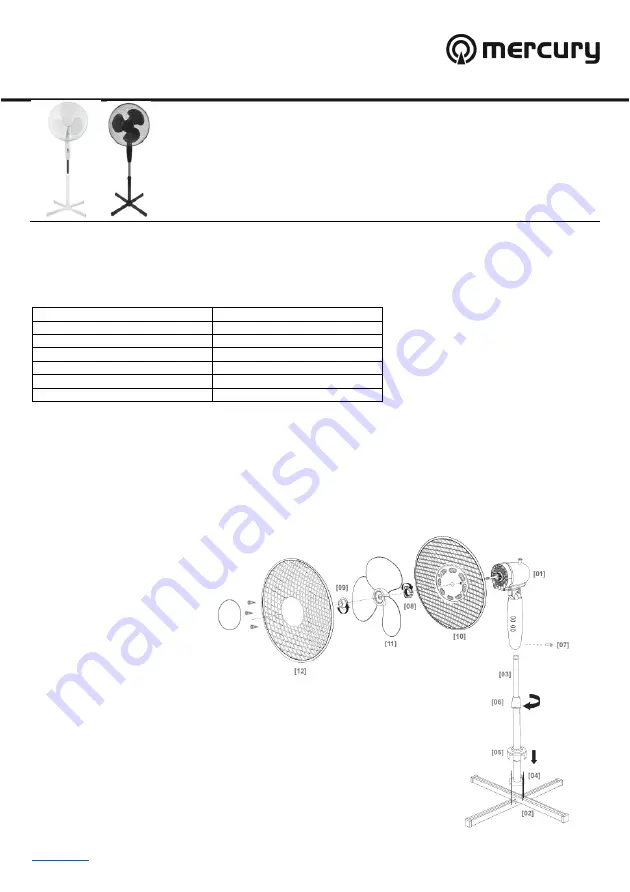 Mercury 450.005UK User Manual Download Page 1