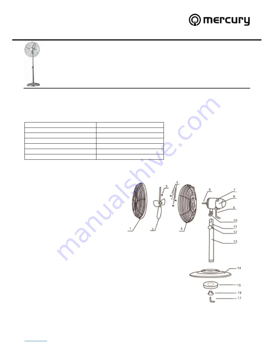 Mercury 450.007UK User Manual Download Page 1