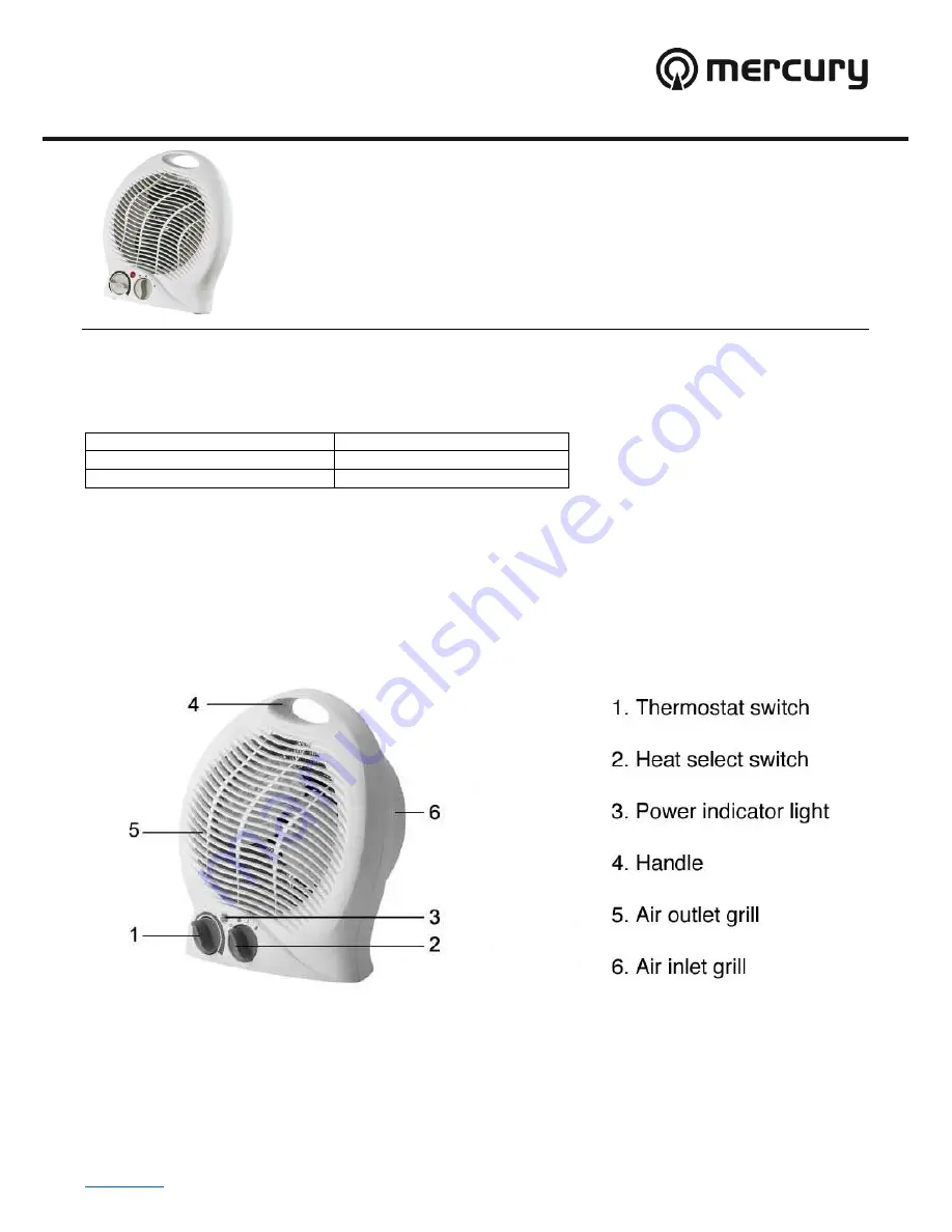 Mercury 450.010UK User Manual Download Page 1