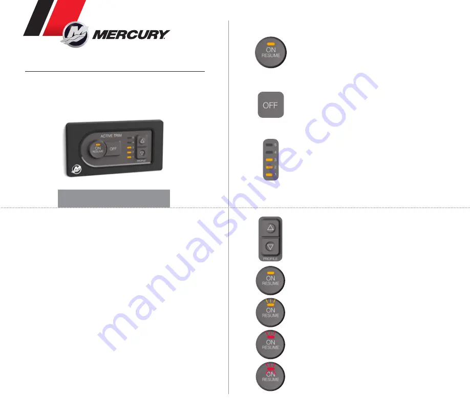 Mercury Active Trim Скачать руководство пользователя страница 1