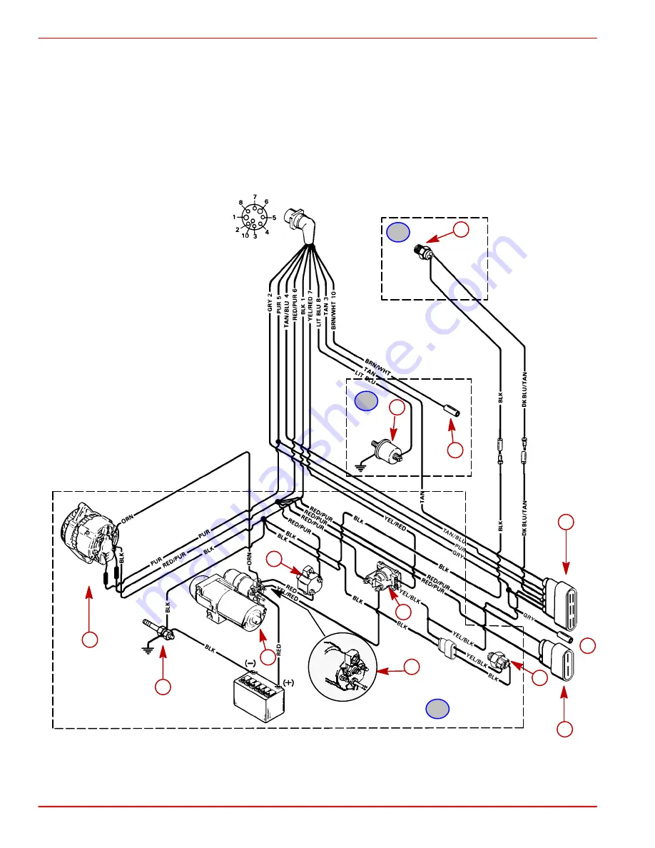 Mercury MerCruiser Alpha 5.7L Instruction Manual Download Page 44