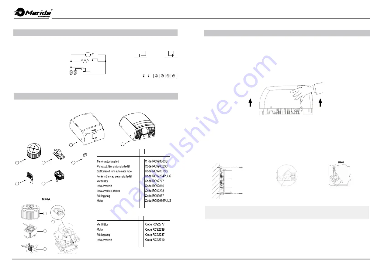 Merida M88AP Installation And Operating Manual Download Page 12