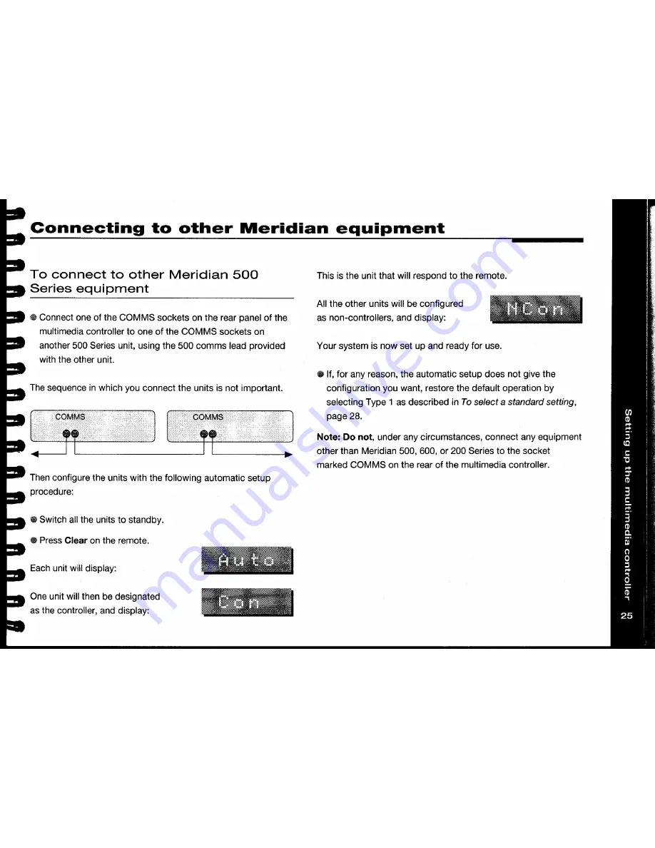 Meridian 562V.3 User Manual Download Page 30