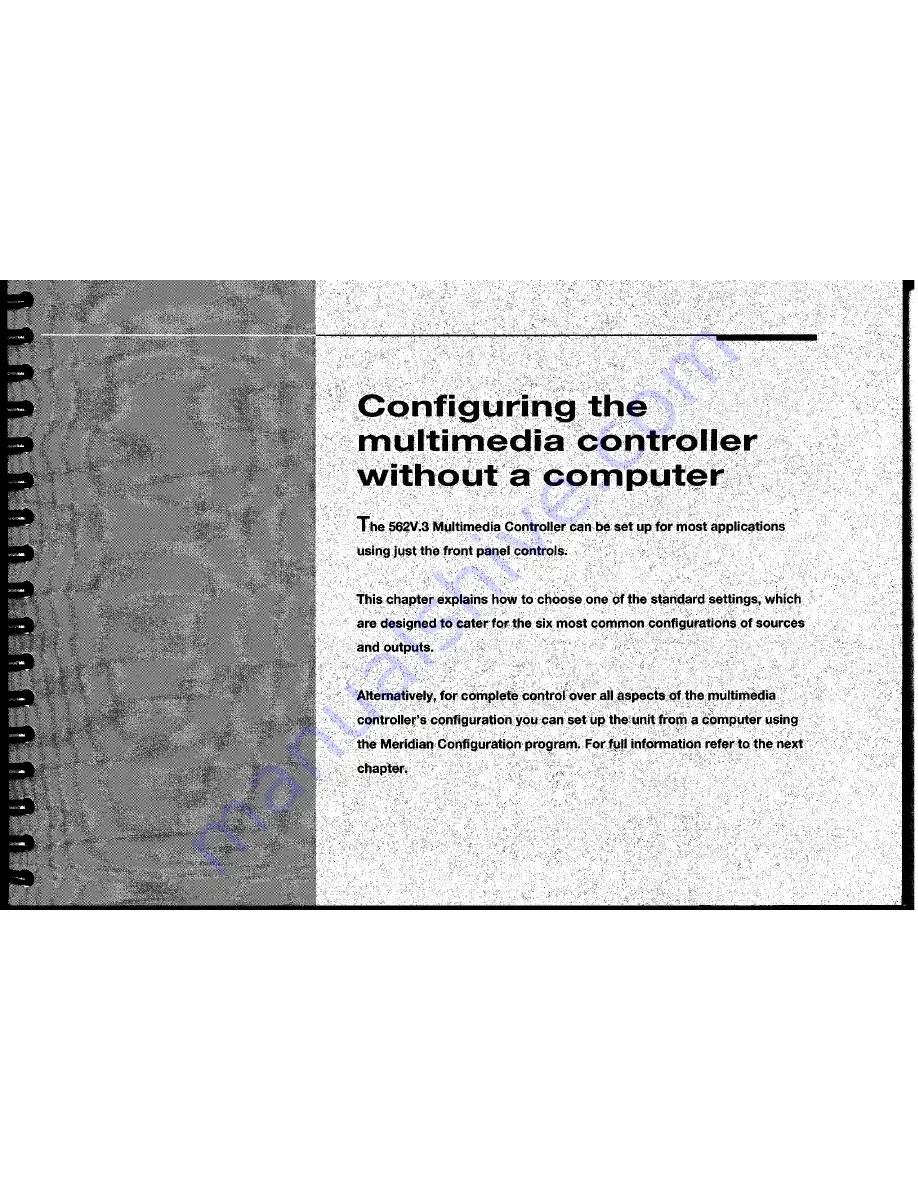 Meridian 562V.3 User Manual Download Page 32