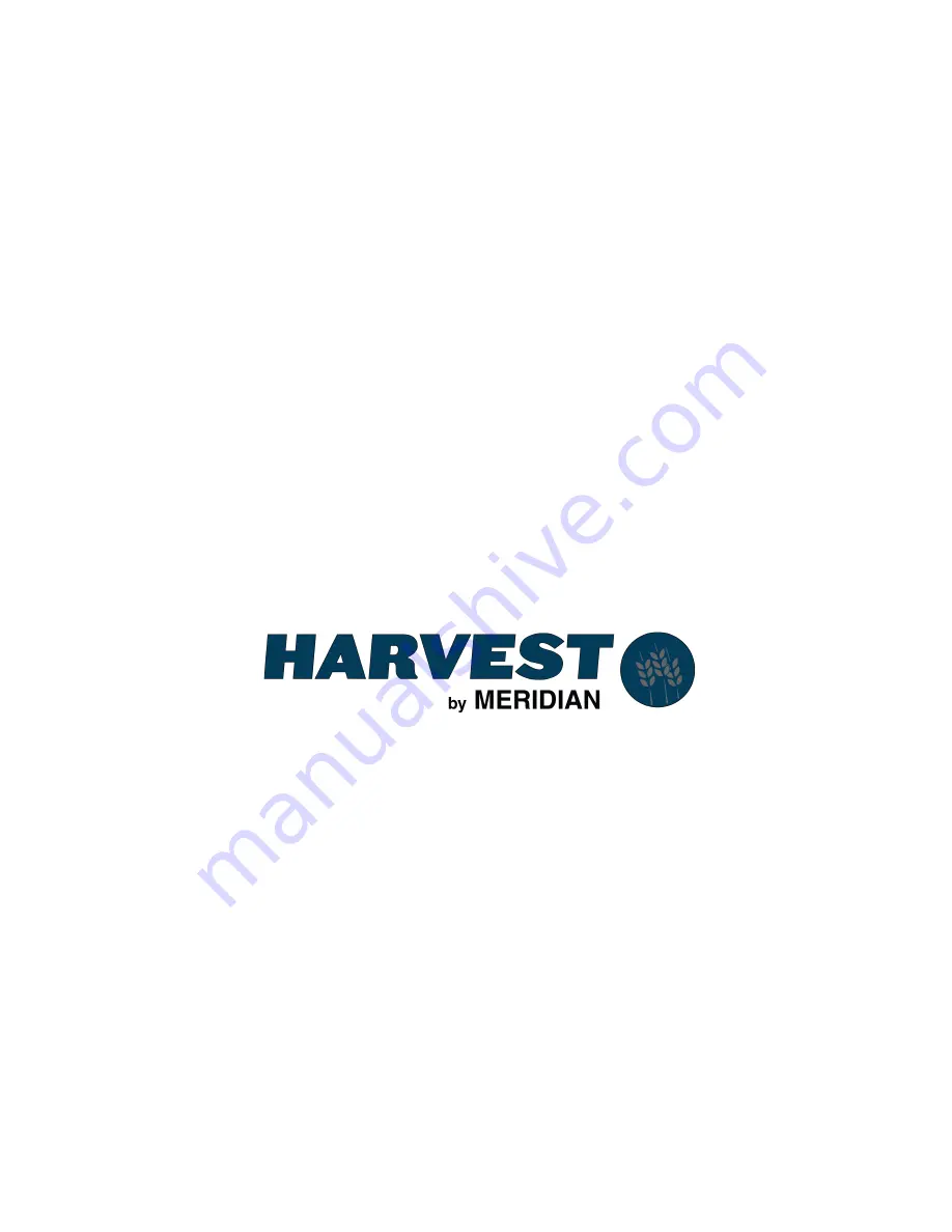 Meridian HARVEST T1062 Скачать руководство пользователя страница 38