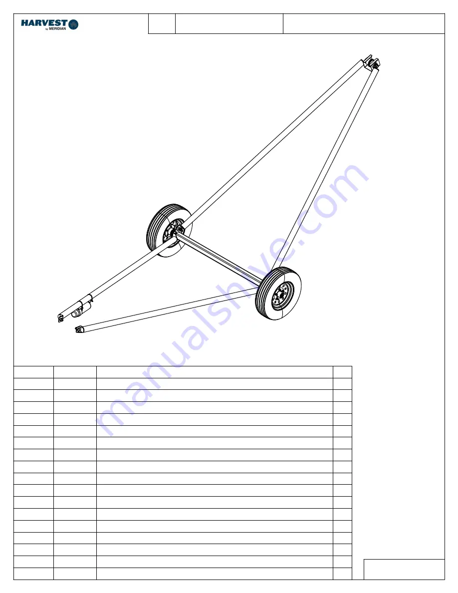 Meridian HARVEST T832 Assembly Manual Download Page 20