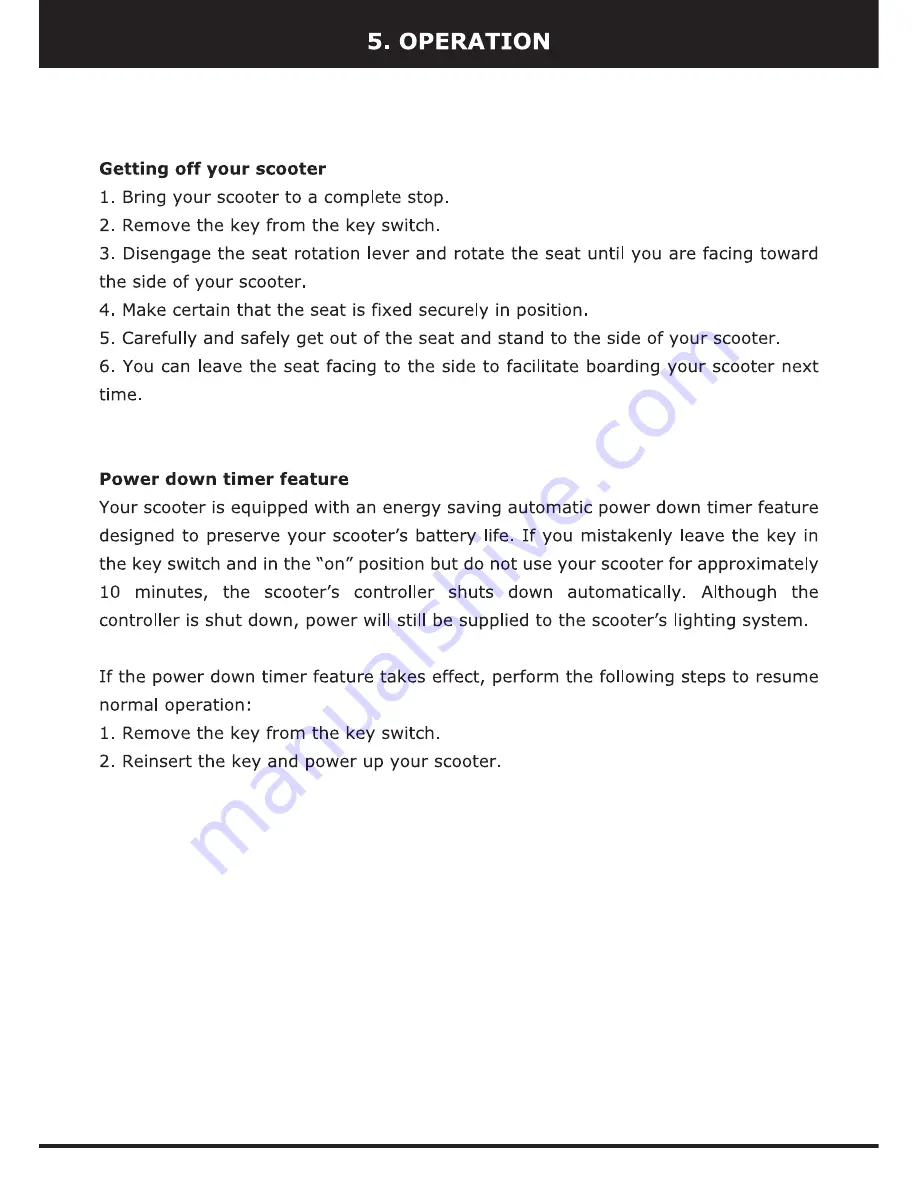 Merits S941L Owner'S Manual Download Page 28