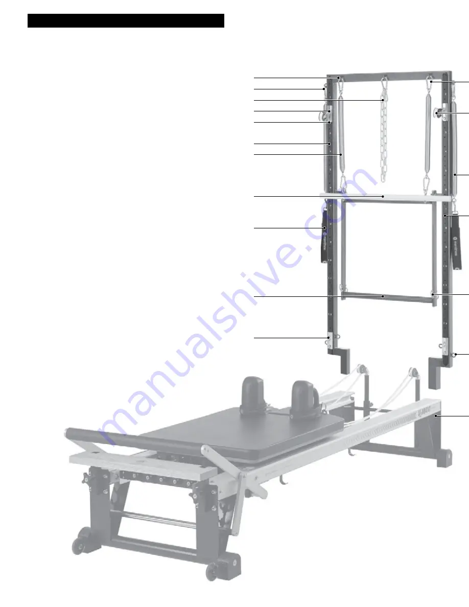 Merrithew Health & Fitness SPX Max Plus Reformer Скачать руководство пользователя страница 6