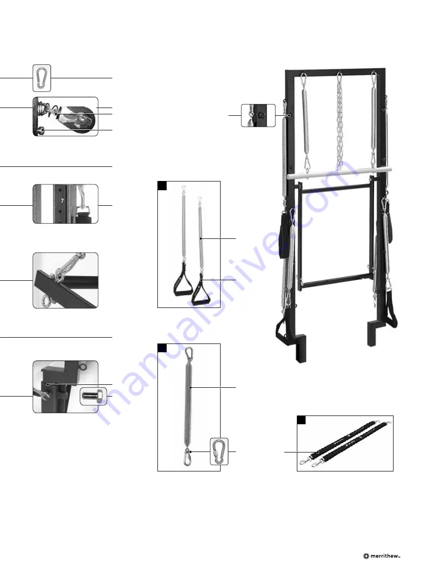 Merrithew Health & Fitness SPX Max Plus Reformer Скачать руководство пользователя страница 7