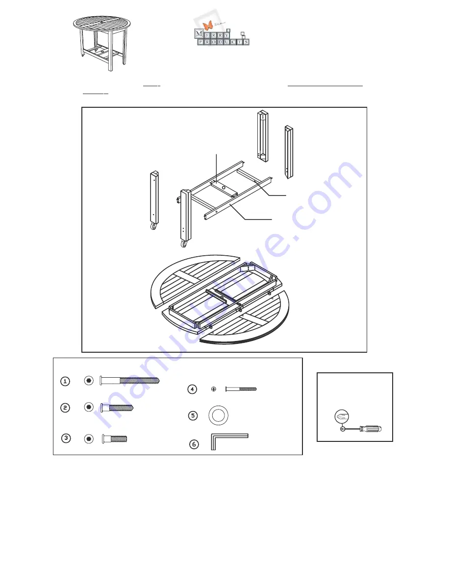 Merry Products MPG-TBS01-T Скачать руководство пользователя страница 1