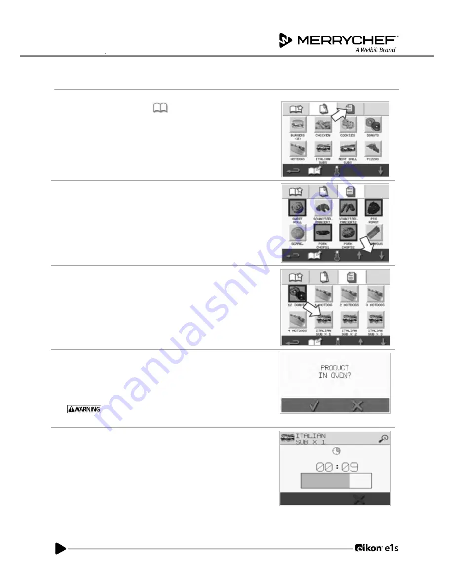 Merrychef eikon e1s Operation And Installation Manual Download Page 17