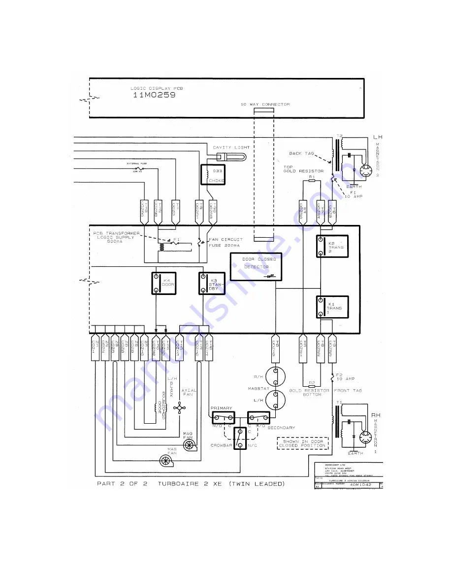 Merrychef HD Service Manual Download Page 35