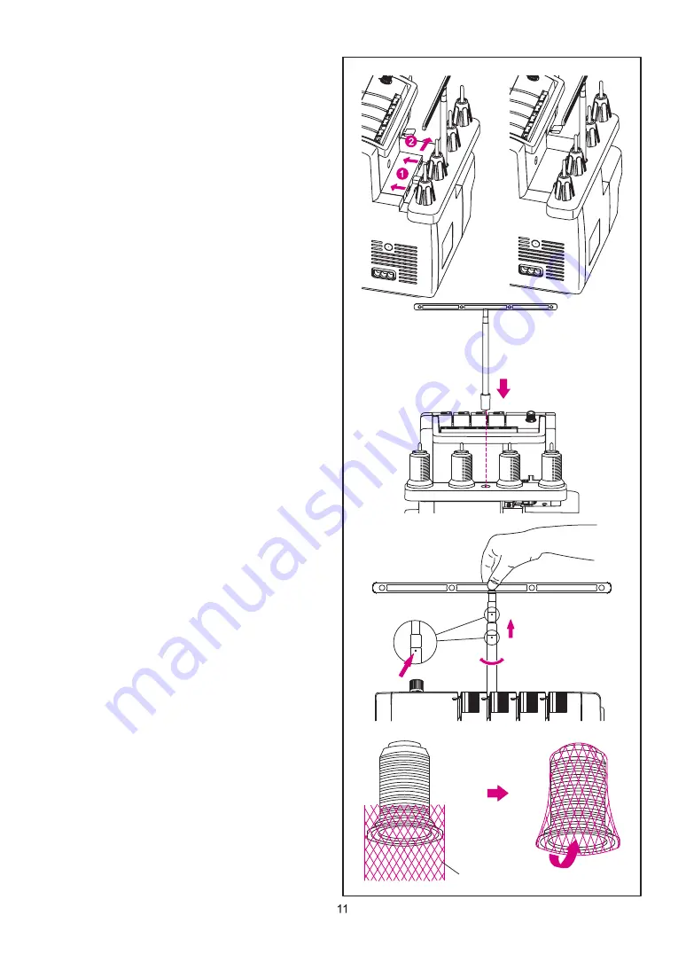 Merrylock MK480 Instruction Book Download Page 12