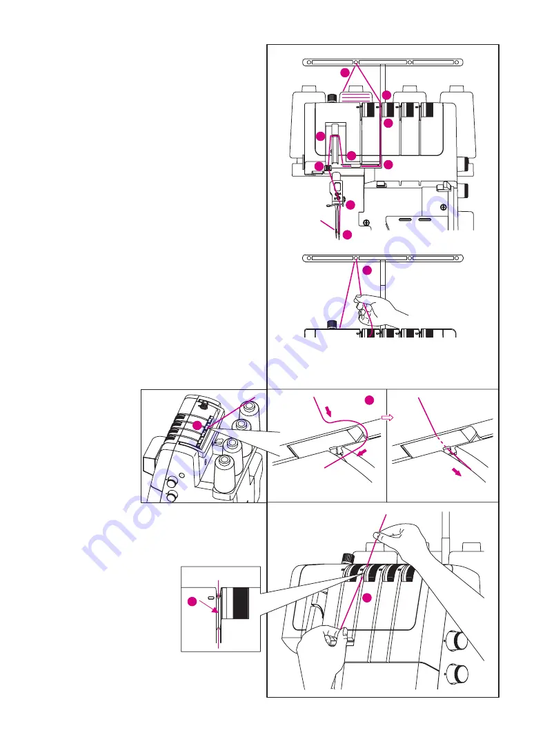 Merrylock MK480 Instruction Book Download Page 21