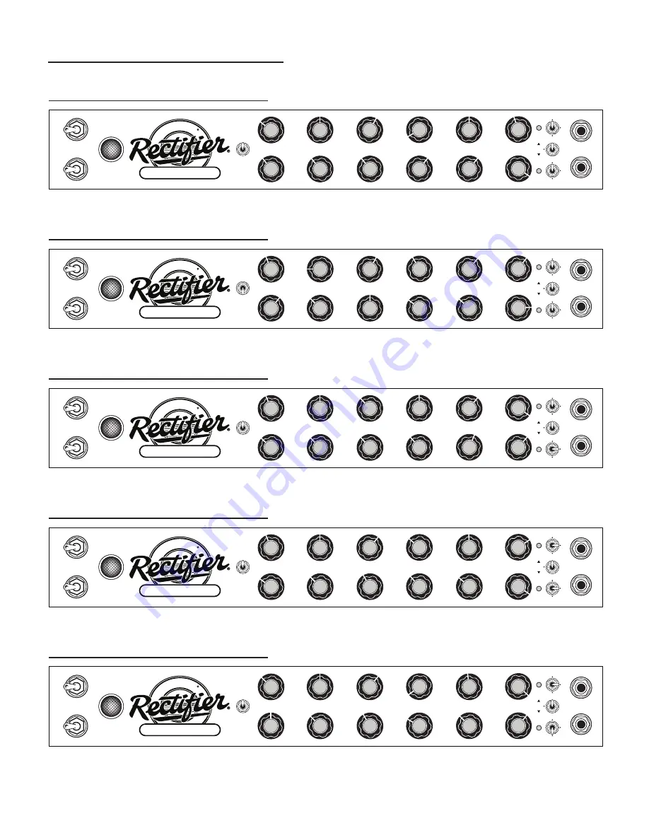 Mesa/Boogie Rectifier BADLANDER EL84/25 Owner'S Manual Download Page 22