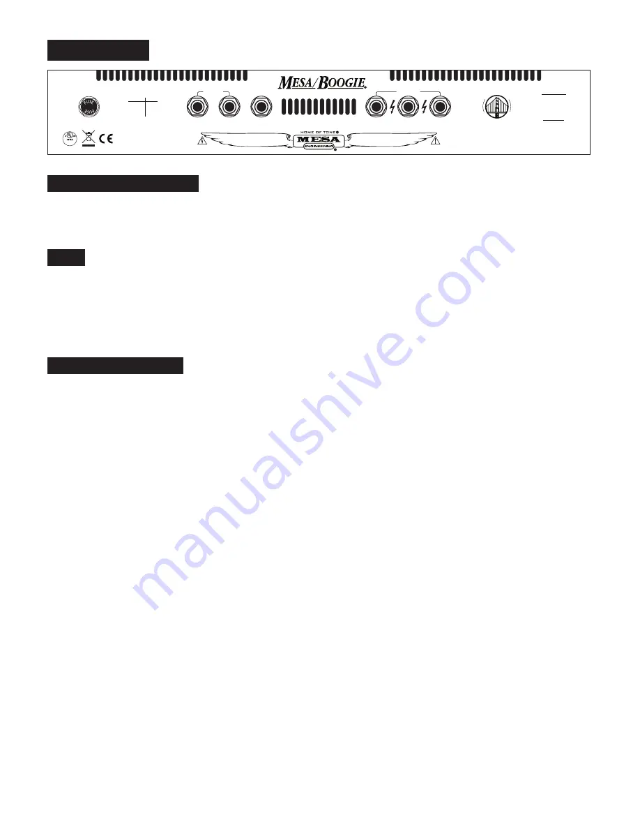 MESA ENGINEERING California tweed 6V6 4:FORTY Manual Download Page 15