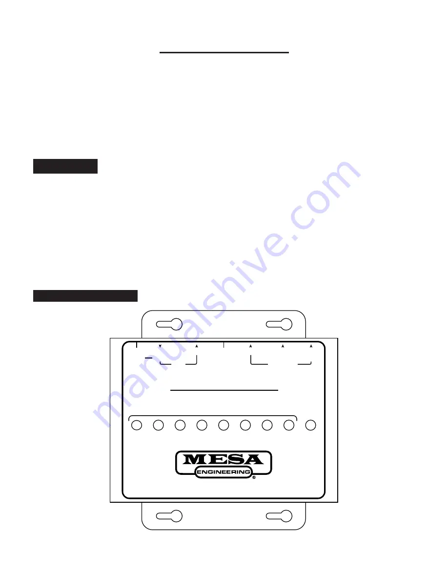 MESA ENGINEERING MIDI MATRIX Owner'S Manual Download Page 5