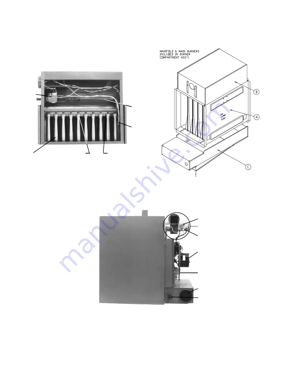 Mestek SEPARATED COMBUSTION GAS FIRED PROPELLER UNIT HEATER Installation Instructions & Parts List Download Page 22