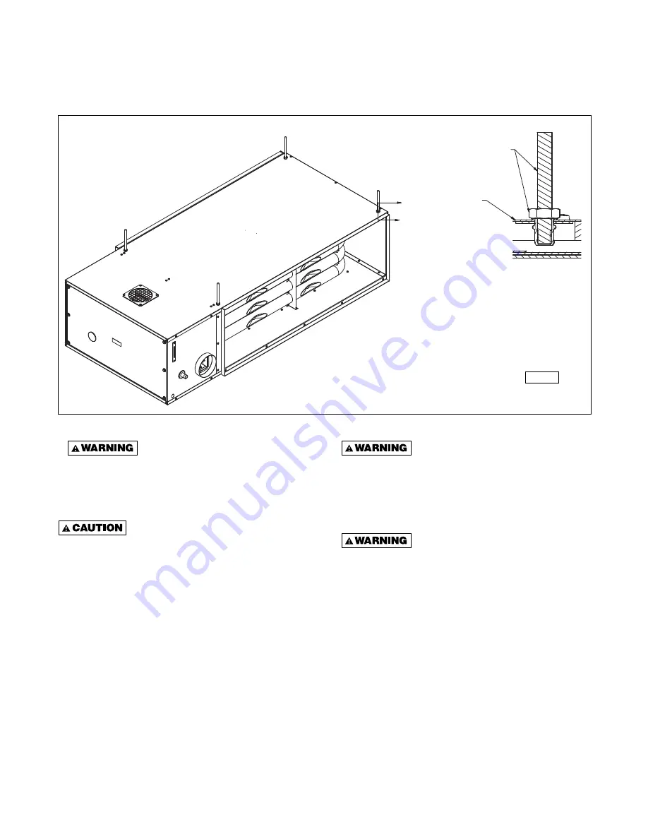 Mestek TUBULAR INDOOR GAS-FIRED DUCT FURNACE Installation Instructions And Service Manual Download Page 8