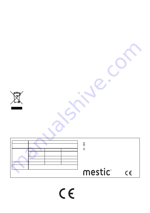 MESTIC Barbecue Mini Chef MB-100 User Instructions Download Page 6