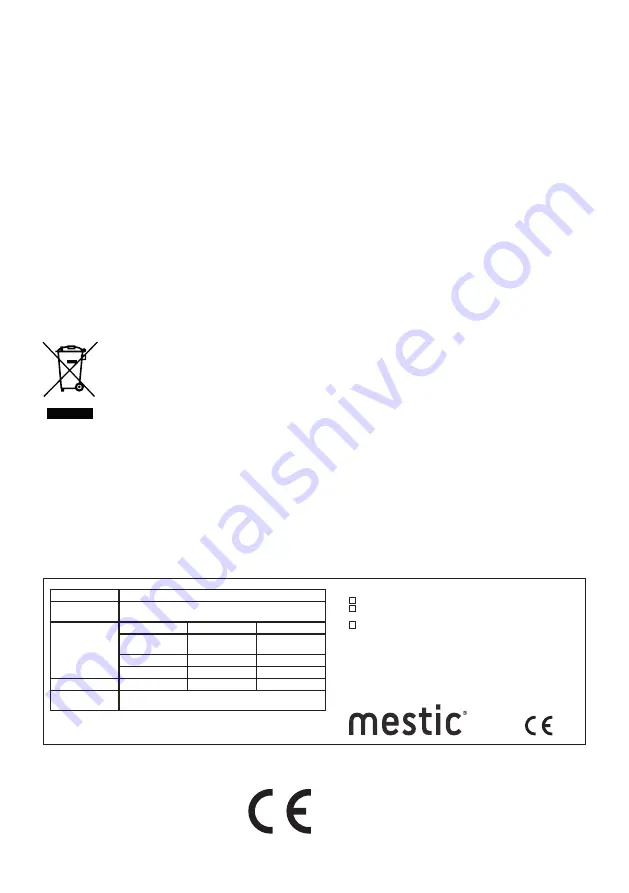 MESTIC Barbecue Mini Chef MB-100 User Instructions Download Page 30