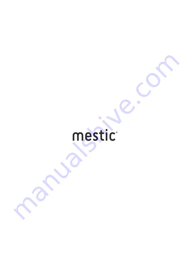 MESTIC MS-125 User Instructions Download Page 40