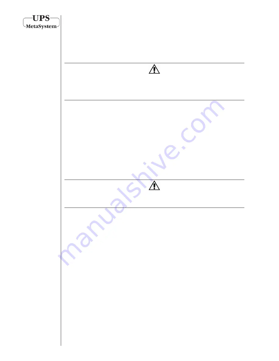 Meta System ARCHIMOD 100 Operating And Maintenance Manual Download Page 61