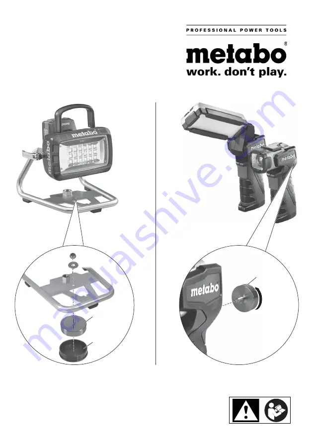 Metabo 341161780 Original Instructions Manual Download Page 1