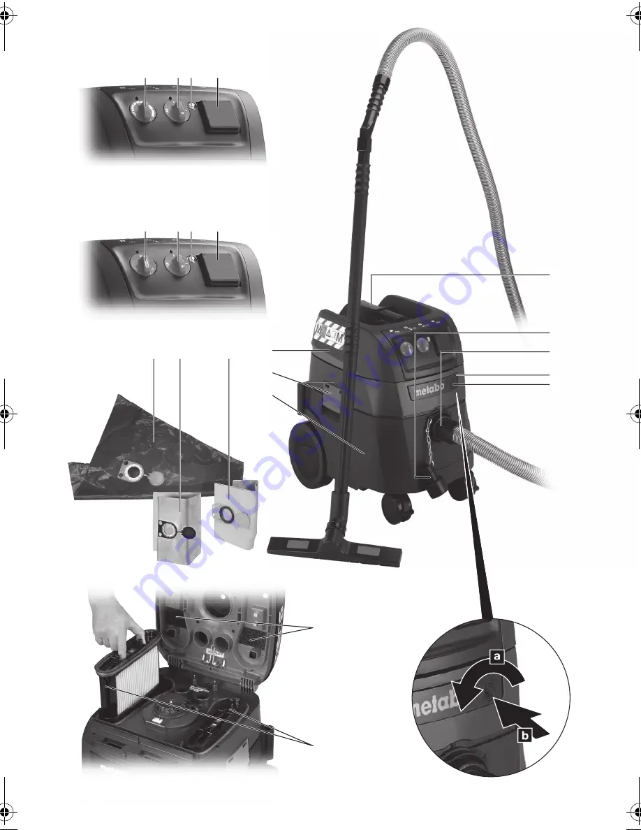 Metabo ASR 35 AutoClean Original Instructions Manual Download Page 3