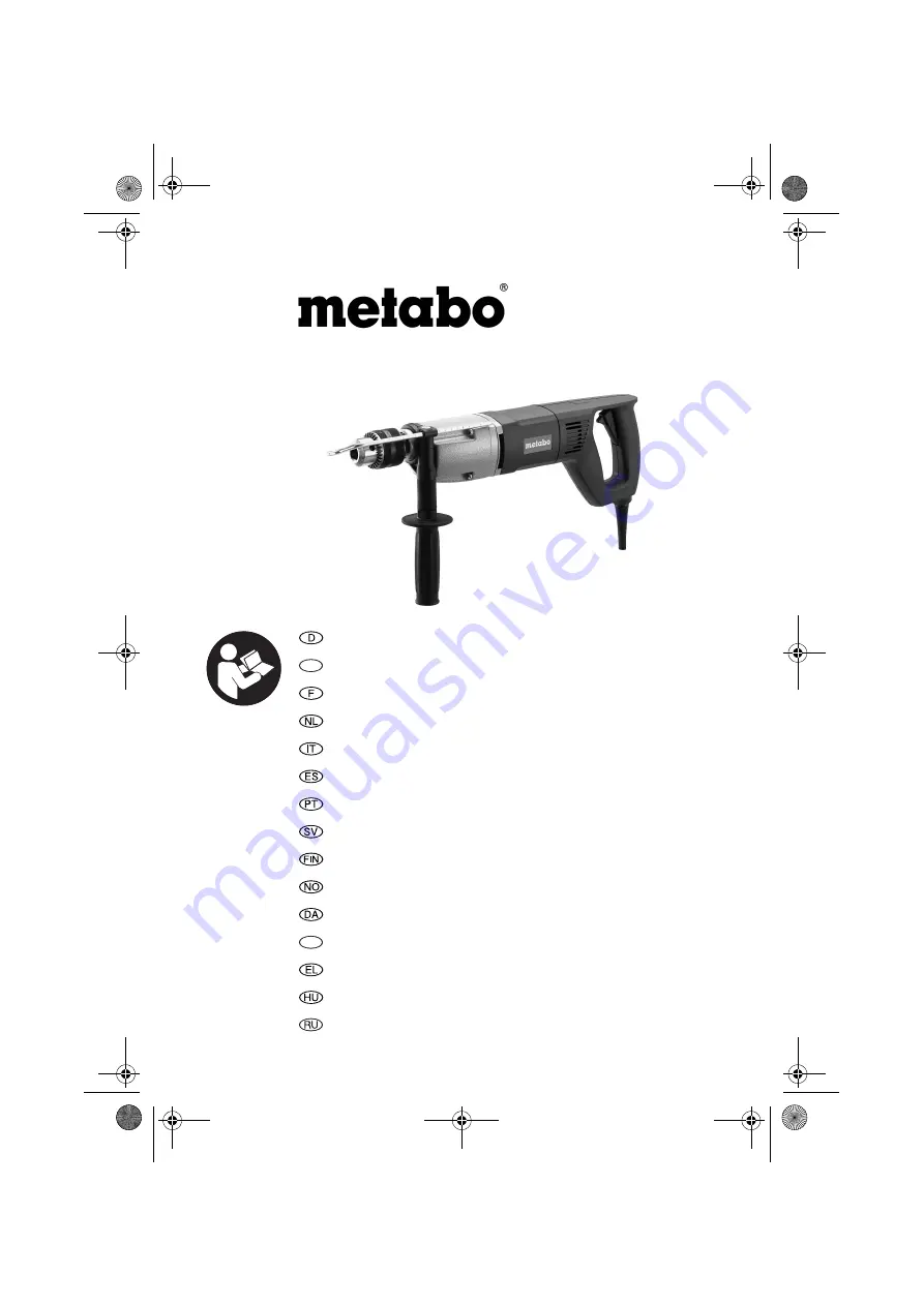 Metabo BDE 1100 - Original Instructions Manual Download Page 1