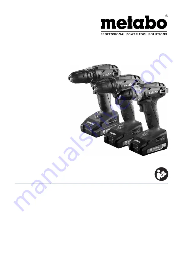 Metabo BS 14.4 Original Instructions Manual Download Page 1