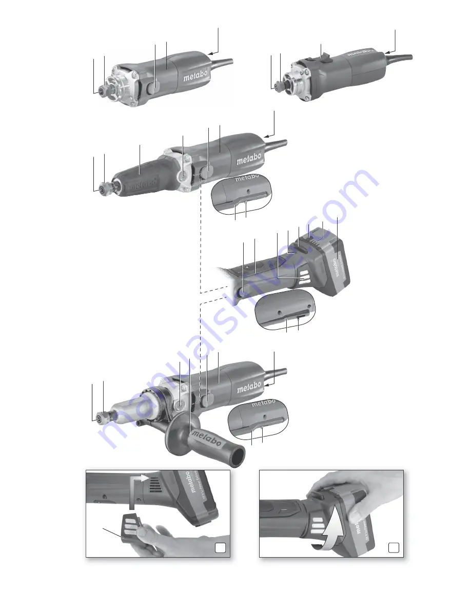 Metabo GA 18 LTX Operating Instructions Manual Download Page 2