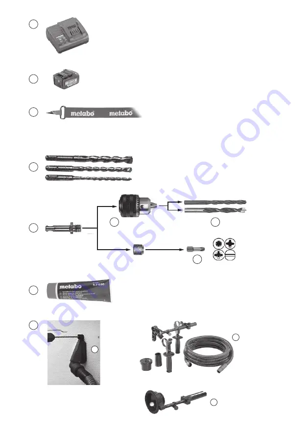 Metabo KHA 18 LTX Operating Instructions Manual Download Page 4