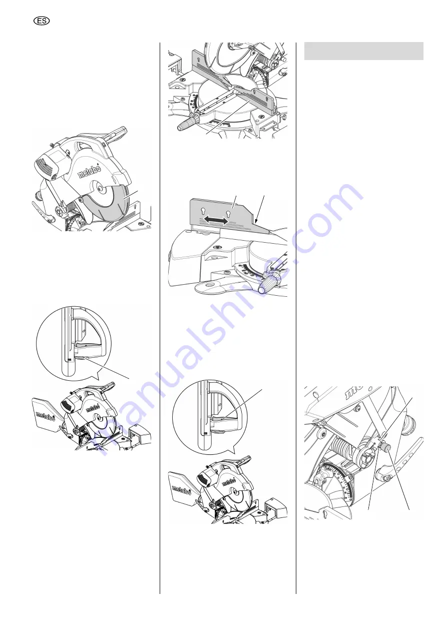 Metabo KS 254 Plus Original Operating Instructions Download Page 36