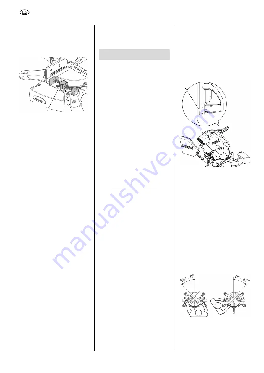 Metabo KS 254 Plus Original Operating Instructions Download Page 38