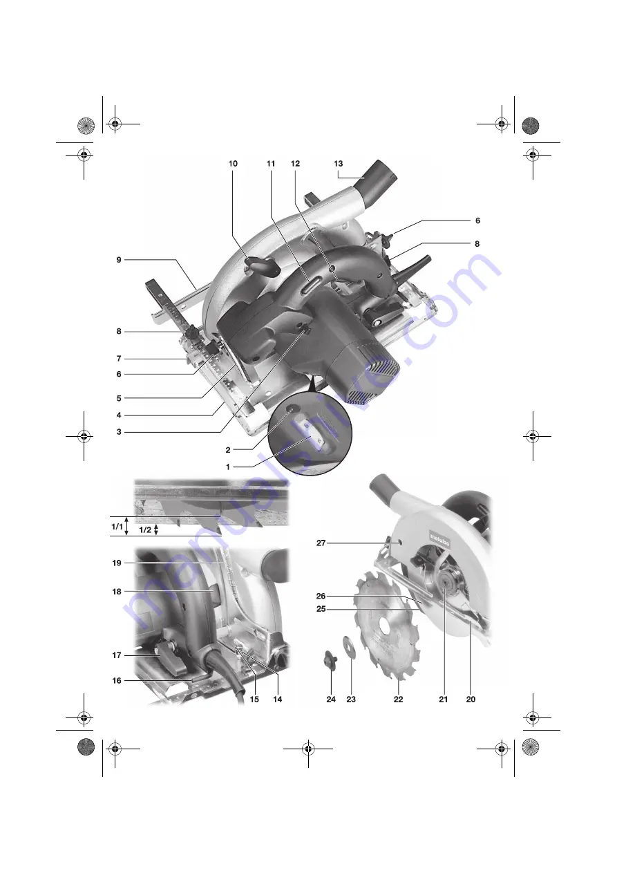 Metabo KS 66 - Operating Instructions Manual Download Page 3